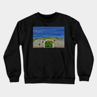 Derelict Italian Farmhouse Walls Crewneck Sweatshirt